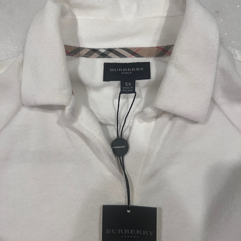 NWT Woman’s Burberry Golf Polo